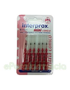 CEPILLO DENTAL INTERPROXIMAL INTERPROX MINI CONICO 6 U