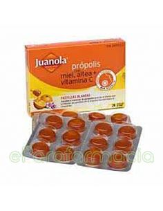 JUANOLA PASTILLAS BLANDAS PROPOLIS CON MIEL, VIT C Y...