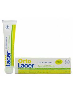 ORTOLACER GEL DENTIFRICO  75 ML LIMA FRESCA