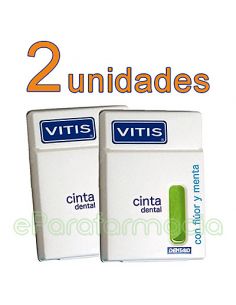 VITIS SEDA DENTAL CON FLUOR Y MENTA  50 M 2 UNIDADES