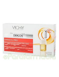 DERCOS TECHNIQUE AMINEXIL PRO MUJER  18 AMPOLLAS