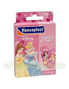HANSAPLAST MED JUNIOR APOSITO ADHESIVO DISNEY 16 U 2 TAMAÑOS