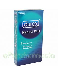 DUREX NATURAL PLUS 6 UNIDADES