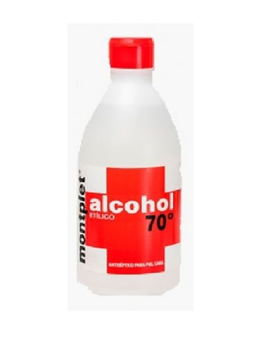 ALCOHOL 70º MONTPLET 1 FRASCO 250 ML