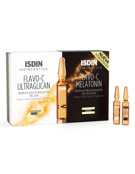 ISDIN ANTIOXIDANTE RUTINA DAY& NIGHT (OBSEQUIO ESTUCHE PORTA AMPOLLAS)
