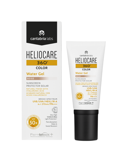 HELIOCARE 360º COLOR WATER GEL PROTECTOR SOLAR SPF 50+  1 ENVASE 50 ML COLOR BEIGE