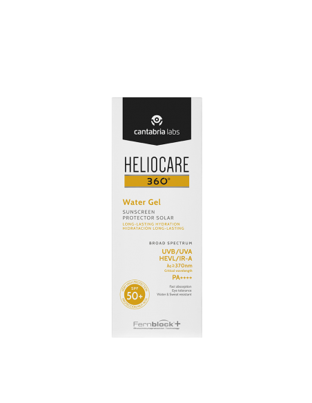 HELIOCARE 360º SPF 50+ WATER GEL HIDRATACION LONG-LASTING PROTECTOR SOLAR 1 ENVASE 50 ML
