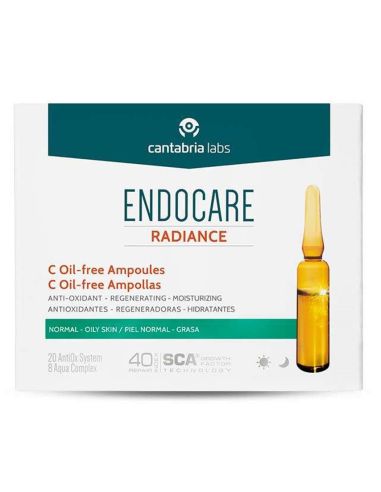 ENDOCARE RADIANCE C OIL-FREE  10 AMPOLLAS 2 ML