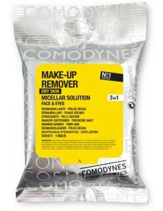 COMODYNES MAKE UP REMOVER DRY SKIN  20 TOALLITAS
