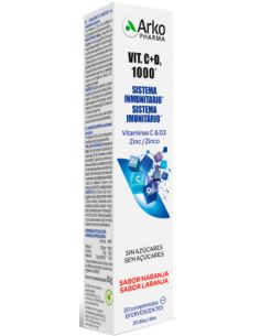 ARKOPHARMA VITAMINA C + D3 1000  20 COMPRIMIDOS...
