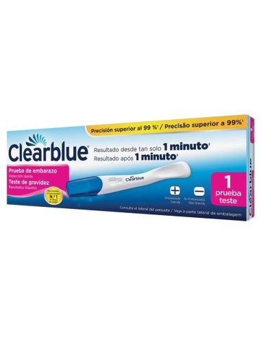 CLEARBLUE TEST DE EMBARAZO 1PRUEBA
