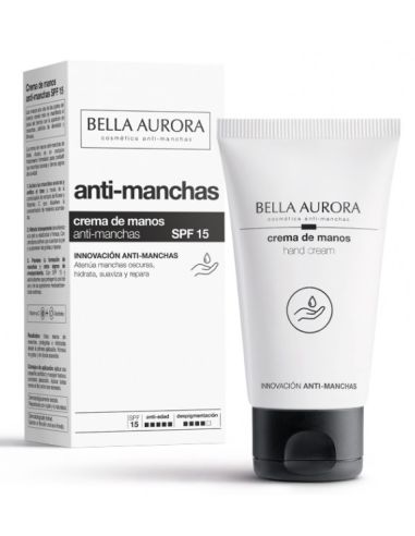 BELLA AURORA CREMA DE MANOS ANTI-MANCHAS SPF15  75ML