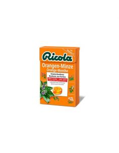 RICOLA CARAMELOS SIN AZUCAR  NARANJA 50 G